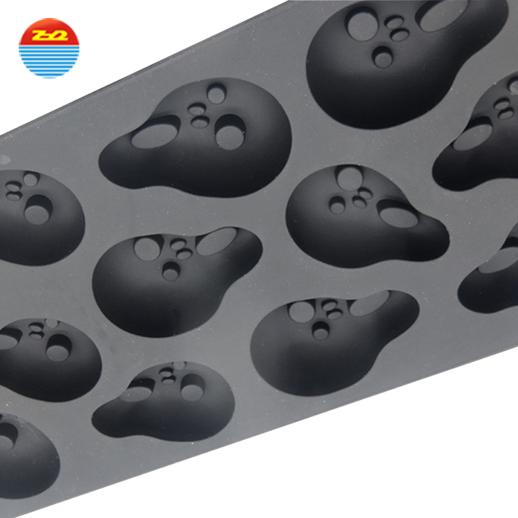 wholesale Chinese factory Scream silicone ice cube tray for ice cream making