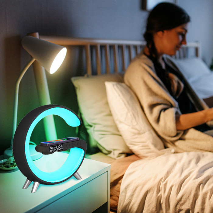 Multiscene Dimmable G Smart Light Sound Machine RGB LED G Shaped Lamp