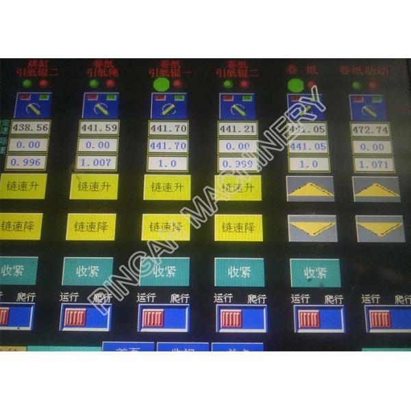 Single Wire Kraft Paper Machinery Stable Running Output 155T / Day