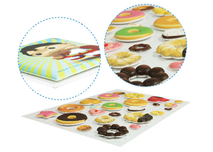 3mm Foam Custom Cute DIY 3d Puffy Stickers For Toddlers