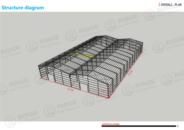 Pre Engineered Building PEB Steel Structure Warehouse Workshop