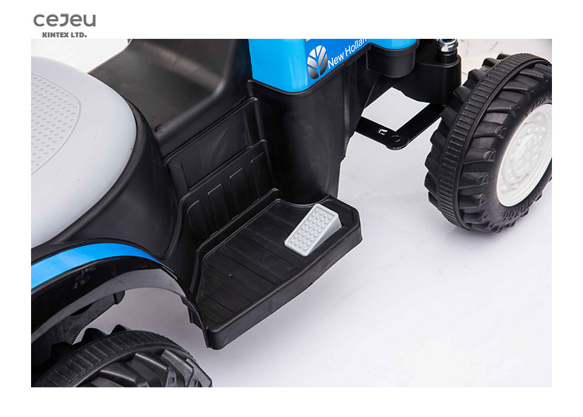 37 Months MP3 Blue Ride On Tractor 4KM/HR T7 6V EU Standard