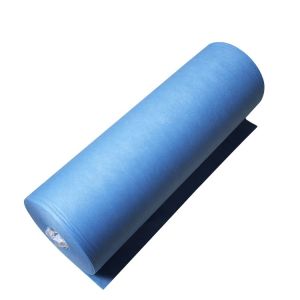 China Blue Polypropylene Spunbond Nonwoven Fabric / Spun Bonded Polypropylene Fabric on sale