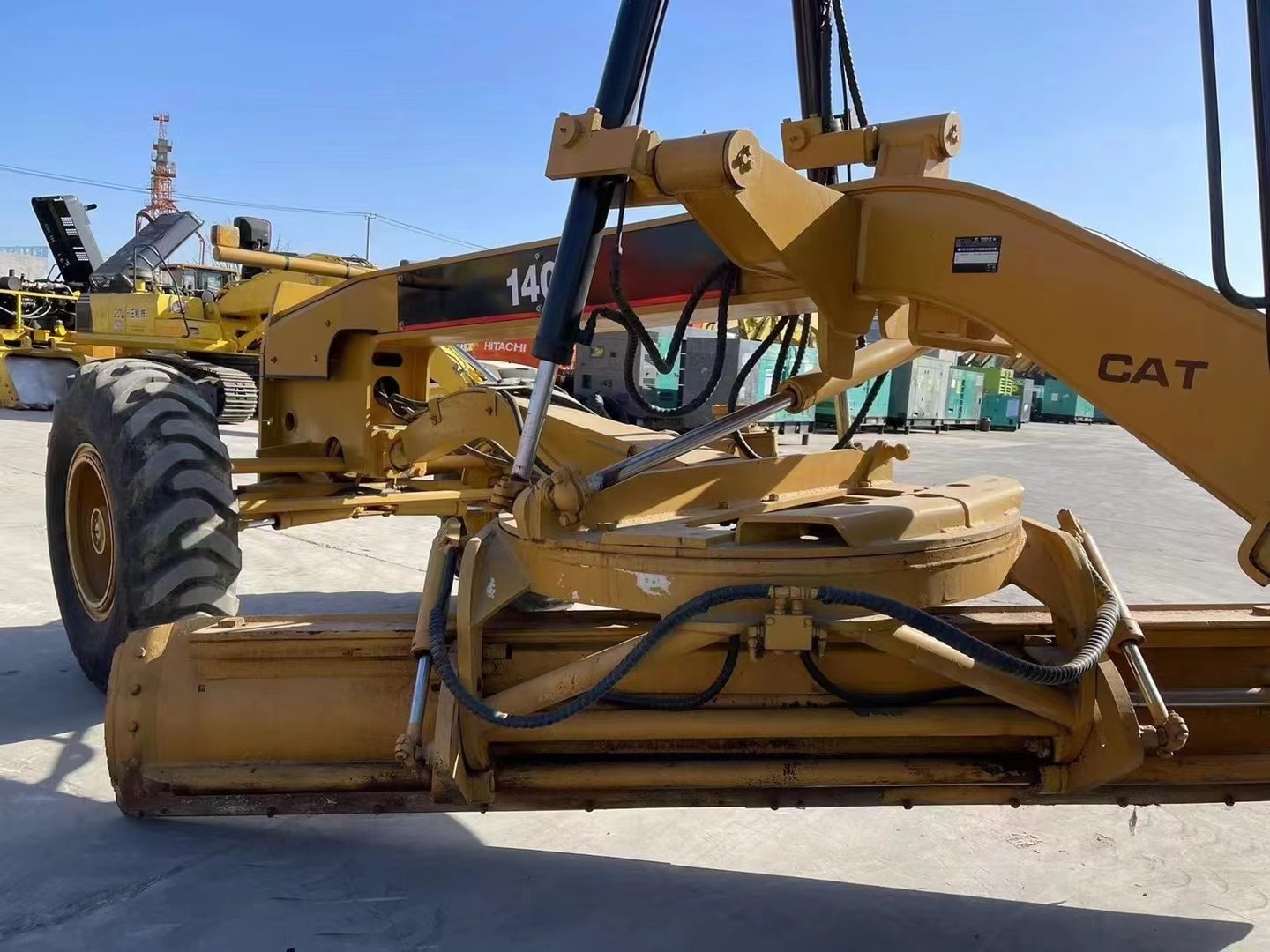 CAT 140H Second Hand Grader For Ground Leveling Operations