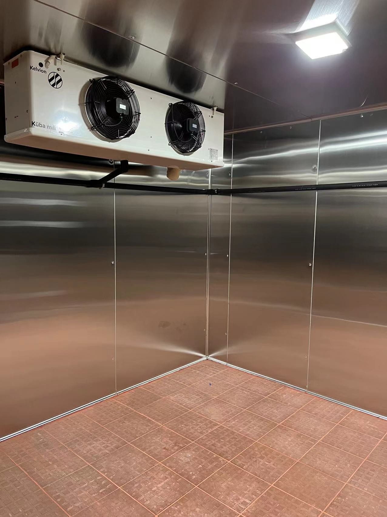 SS 304 Customized Canteen Deep Freezer Cold Room Prefabricated Cold Storage