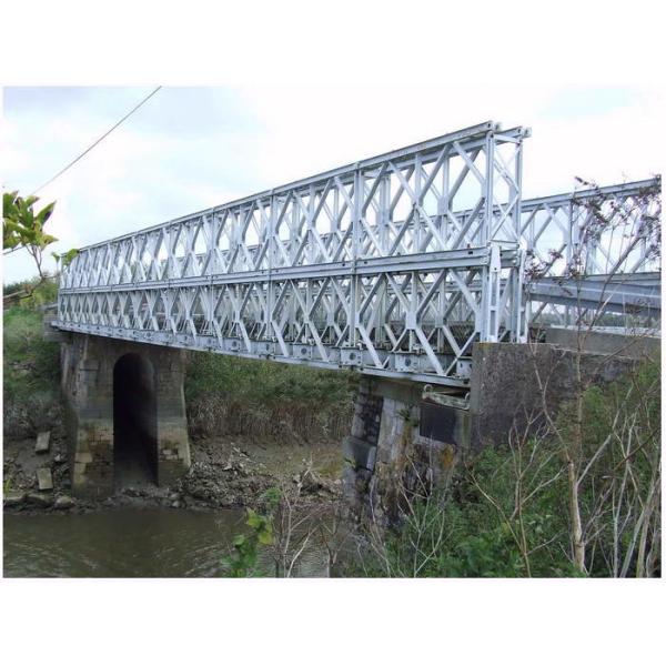 Quality Q345B - Q460C Grade Steel Bailey Bridge Fabrication for sale
