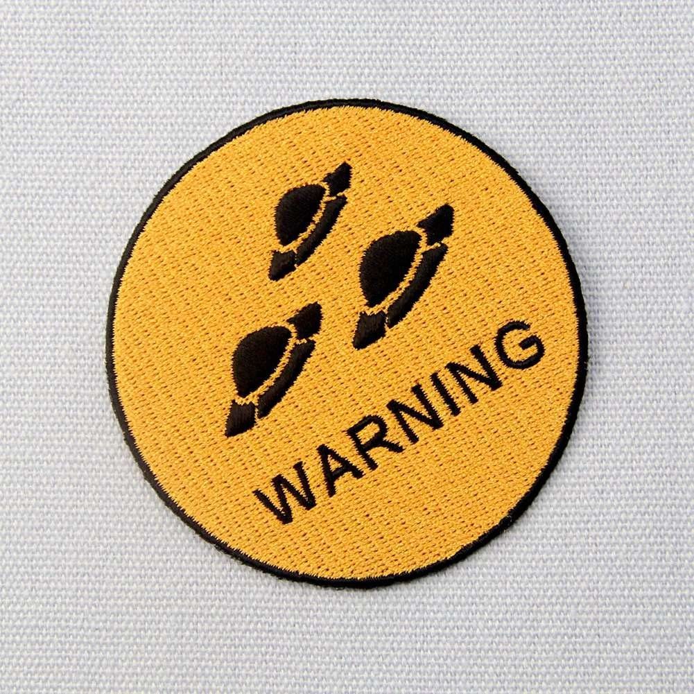 Fashion Design Embroidered Cloth Badges Leaf Flower For Clothing