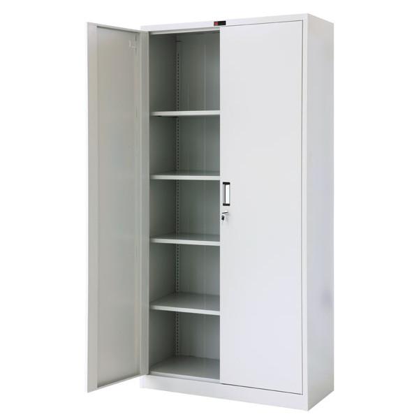 Swing Door Metal Filing Cabinet Knock Down Configuration With Aluminium Alloy