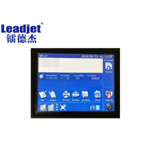 Automatic Cleaning Nozzle Industrial White Inkjet Printer For Batch Coding With