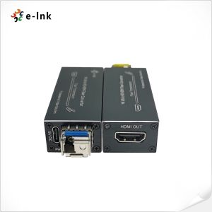 Mini 4K HDMI Fiber Extender 80km Range USB-C Powered HDCP 1.2 4K*2K@30Hz