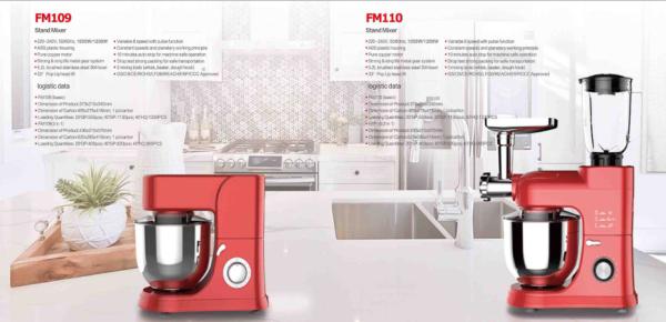 Rotary switch Bowl-lift design stainless steel Skid-resistant feet Stand Mixer
