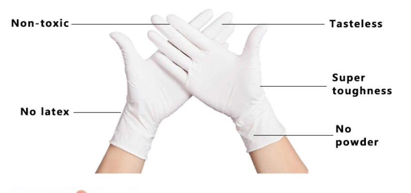 Nitrile Gloves Disposable Powder Free Latex Free Medical Nitrile Gloves