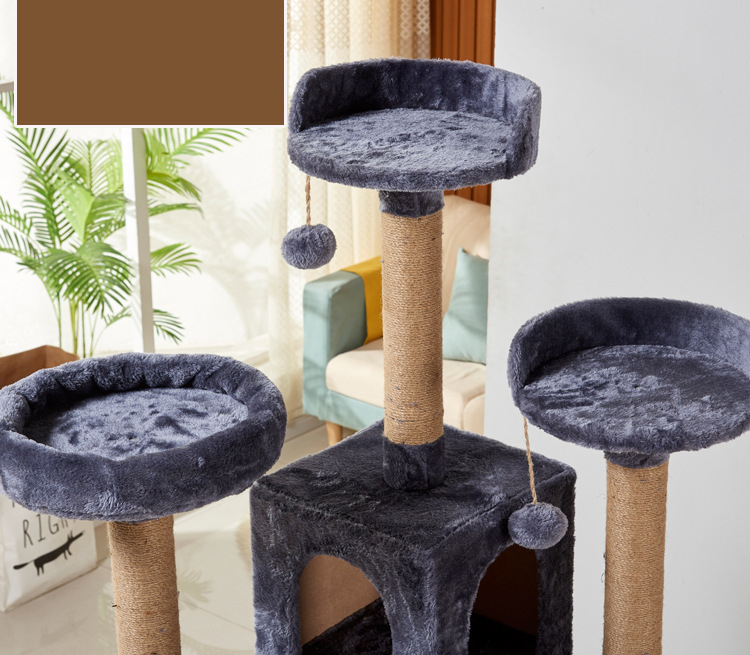 Cat Tree Scratch Post As Photo or Customized Toys Type Interactive Toys Faux Fur Rope
