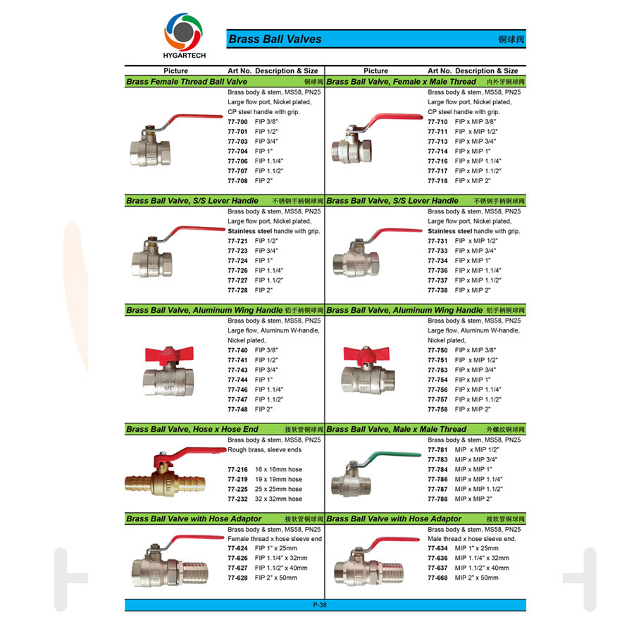 Anti Frozen Brass Ball Valve With Branch Testing Hole
