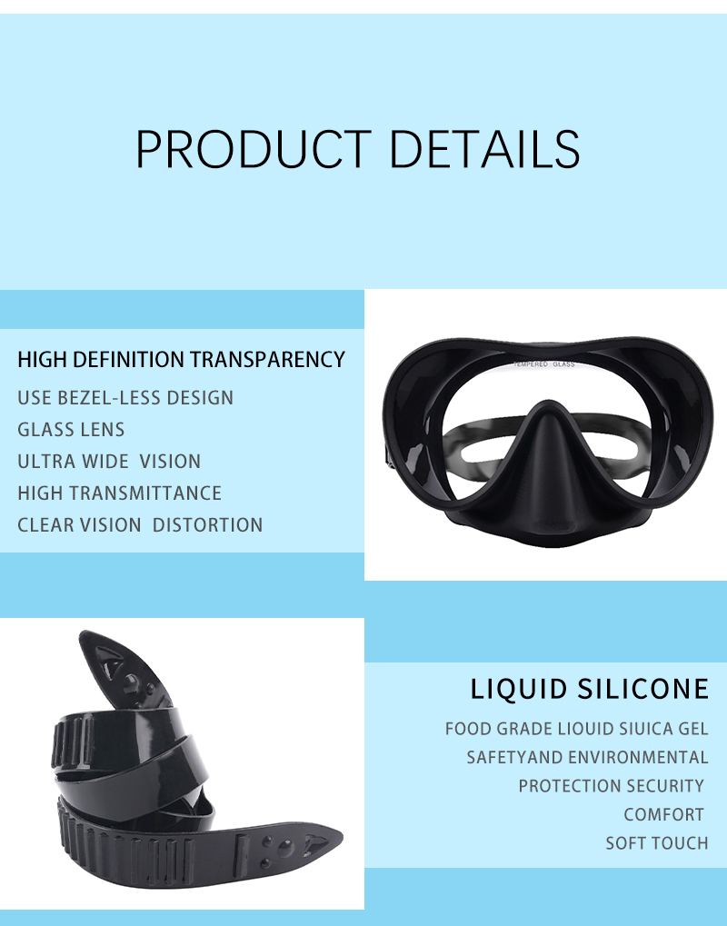 Adult full Seaview Snorkel Mask Set Diving Gear For Glasses Wearers
