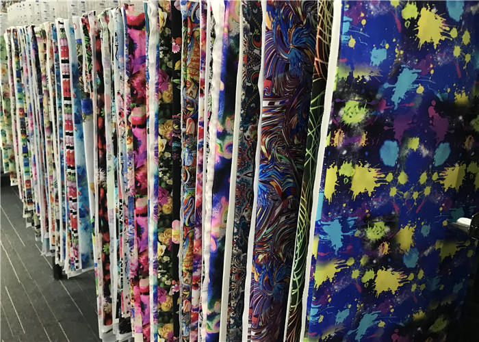Superfine Fiber Yoga Wear Fabric Tricot Warp Solid Color Gym Wearing