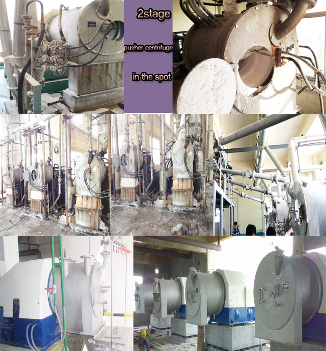 Large Capacity Pusher Decanter Centrifuge For Sea Salt Chemical Salt Dewatering Machine