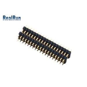 UL94V-0 2.54mm Pitch Male Pin Header Dual Plastic DIP Header Connector