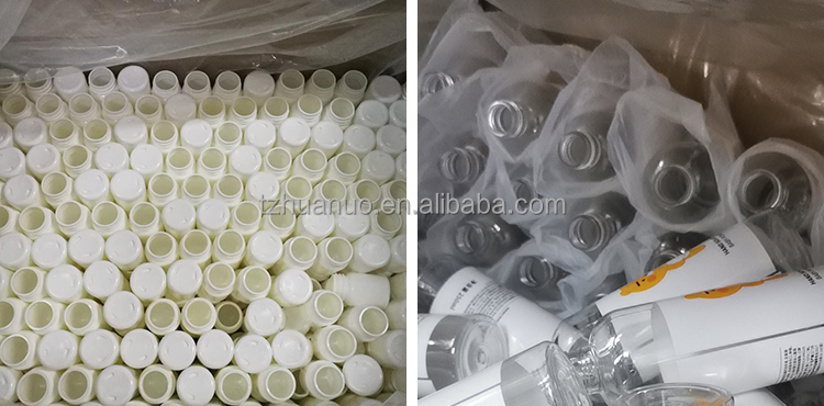 Aluminum Cap 100/120/150ML PET Wide Mouth Plastic Jar for Pill Capsule Medicine
