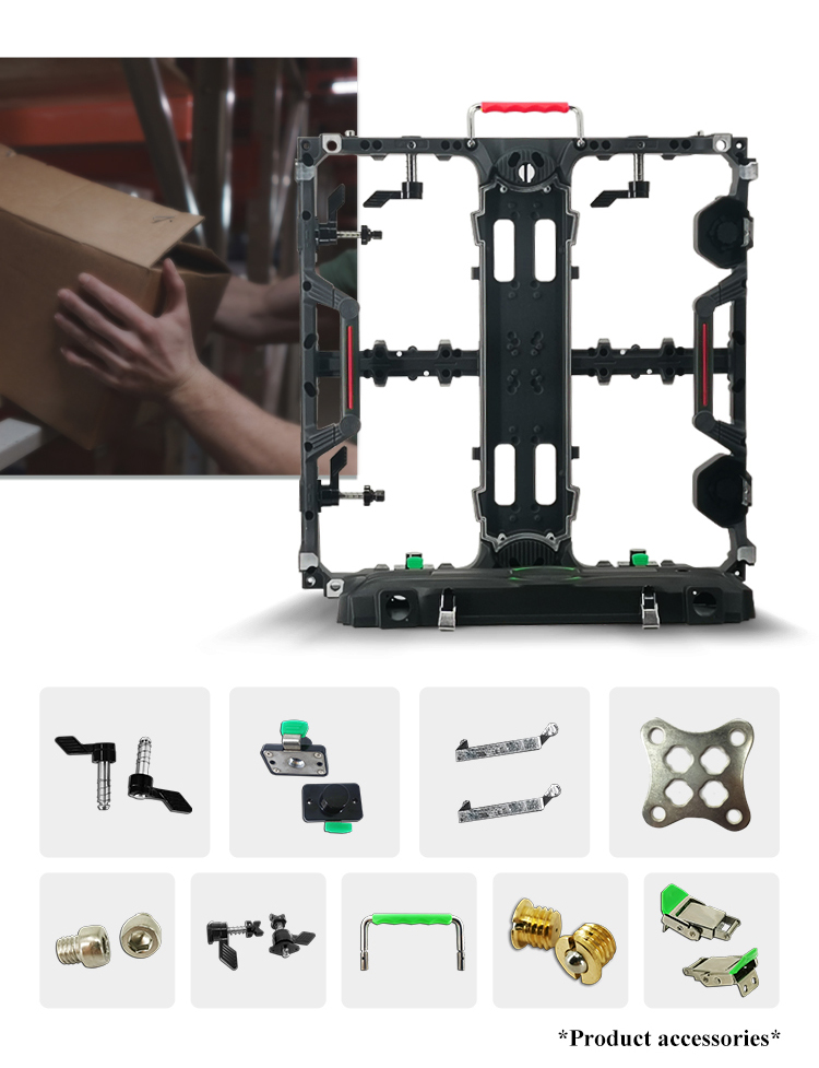 Lifespan hours 100000 P3.91 Indoor Rental LED Display for Stage Image HD Screen