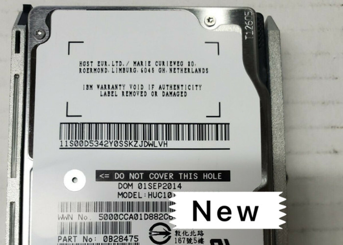 IBM Hard Disk 00Y5765 00Y5788 V5000 1.2TB SAS 6GB 1 Year Warranty