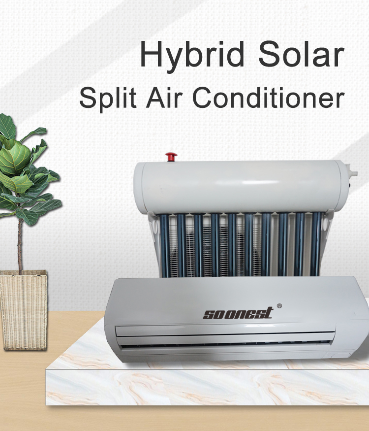 12000 Btu Wall Split Air Conditioner Solar Power Air Conditioner System Wall Mounted Hybrid Solar Air Conditioner