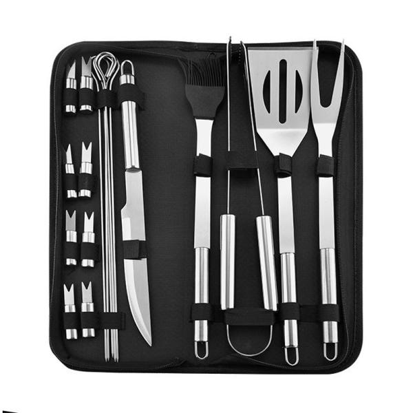 Multifunctional BBQ Grill Supplies Stainless Steel Barbecue Utensils With