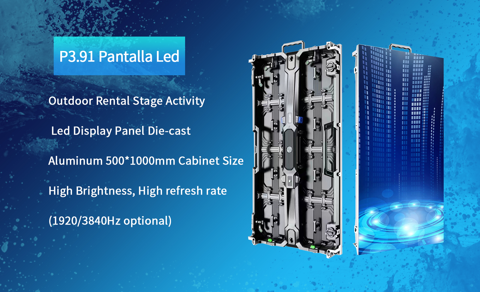 LED Display Panels Video Wall P1.5 P1.9 P2.5 P2.6 P3.91 P4.81 Outdoor Rental Pantalla Exterior Led Cinema Screen