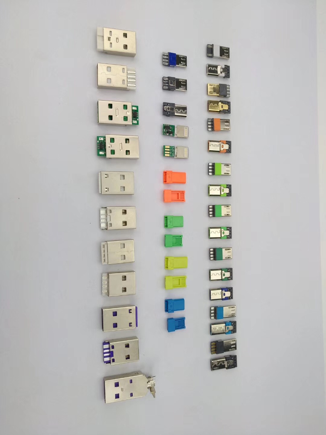Type C Micro Usb Connector Stainless Steel Shell With Charge / Data Function
