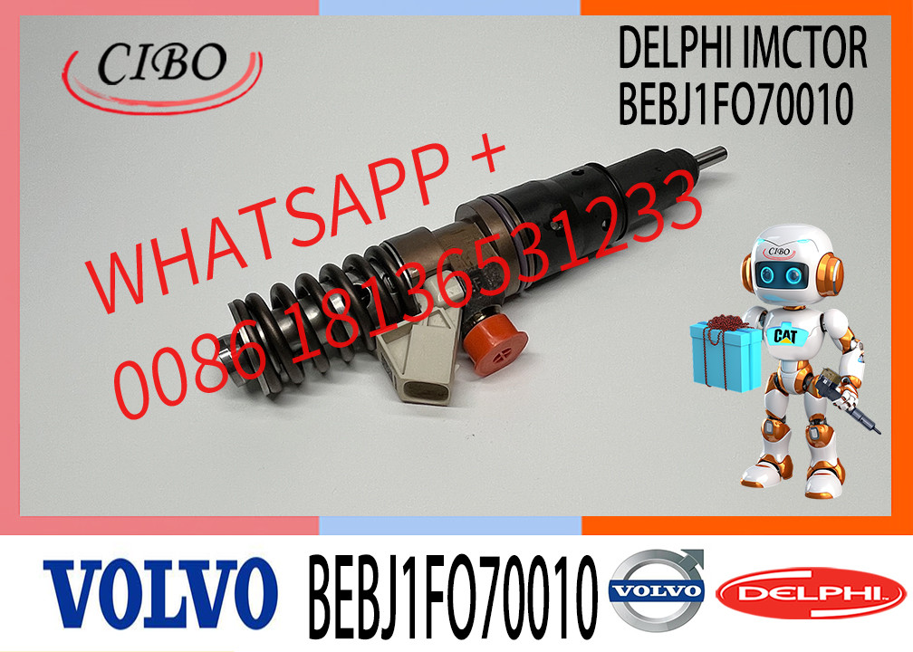 Diesel Fuel Injector Common Rail Parts Injector 33800-82610 BEBJ1FO70010 33800-82600 23771400 For VOL-VO