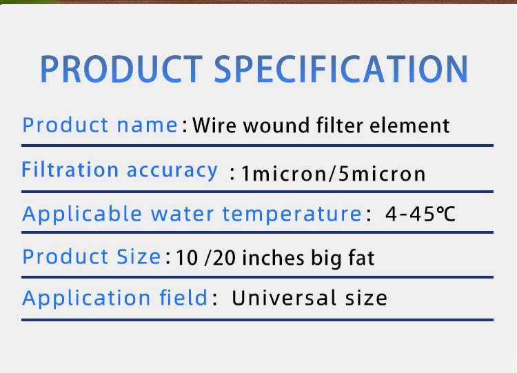 10 Inch 5 Micron PP Jumbo Sediment Melt Blown Cartridge for Effective Water Filtration