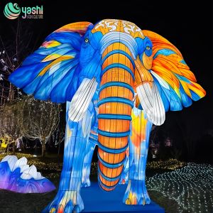 Custom LED Elephant Lanterns for Theme Parks and Events
