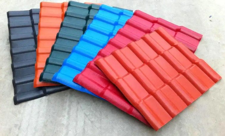 Resin tile