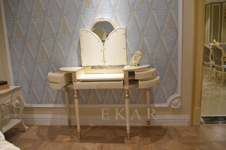 Children bedroom table dressing table white table small table dressers for sale FV-116