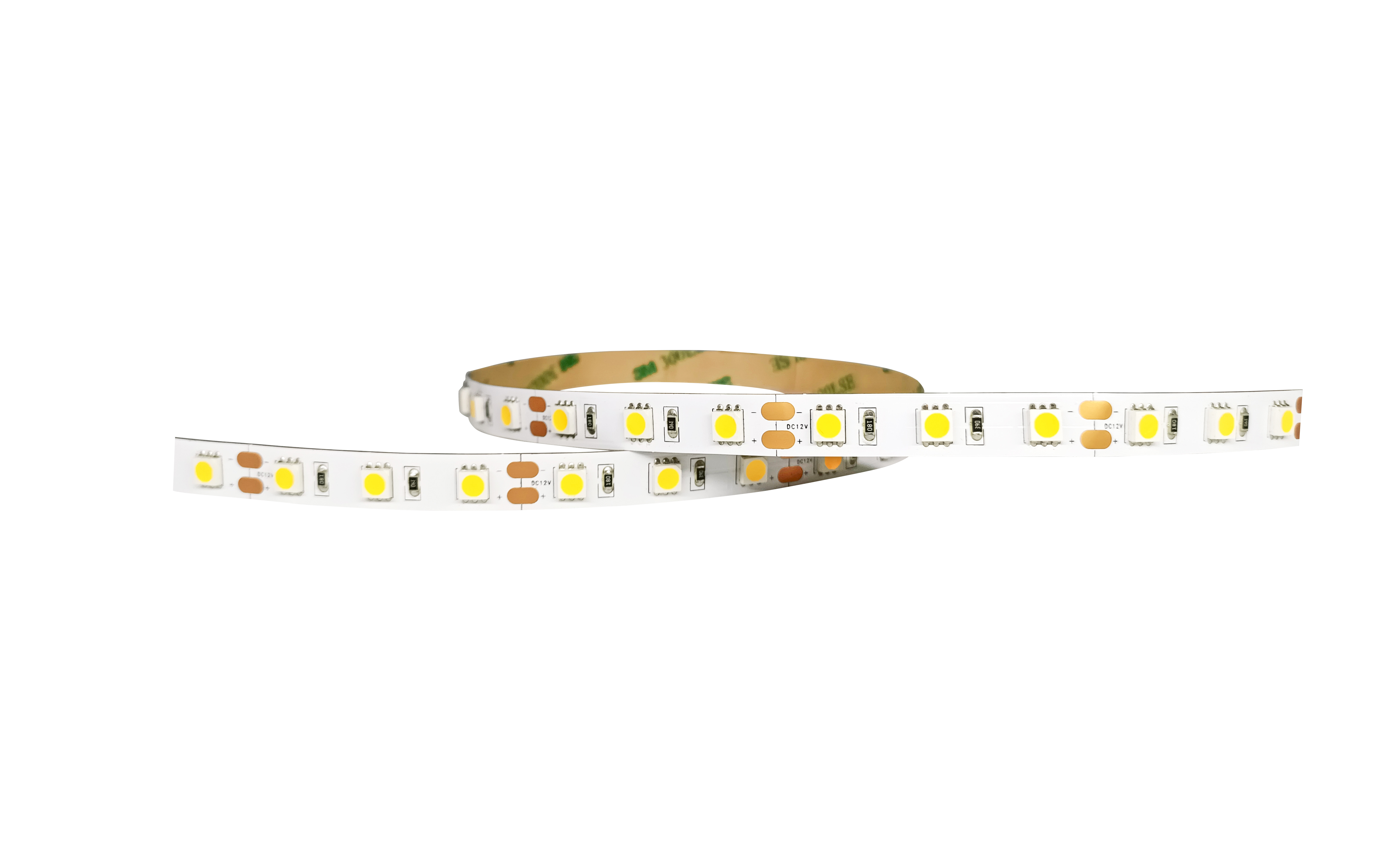 Indoor / Outdoor Decoration SMD 5050 LED Strip Light Monochrome Temperature Lamp
