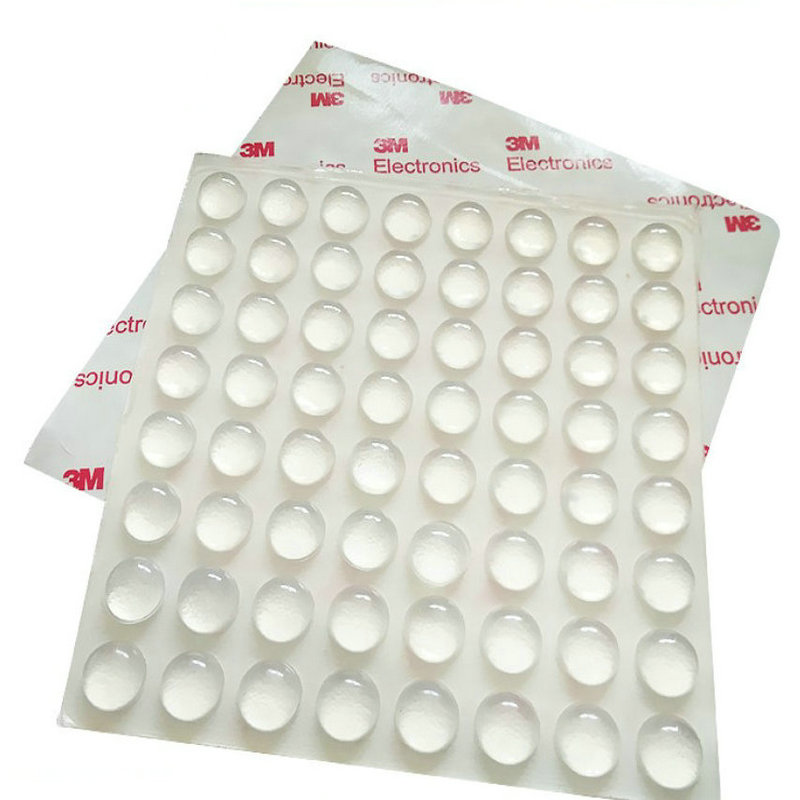 Clear 9mm Hemispherical Adhesive Bumper Pads For Wooden Floor