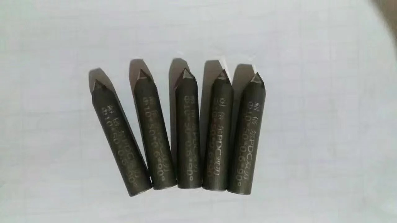PDC diamond engraving tool double edge for granite