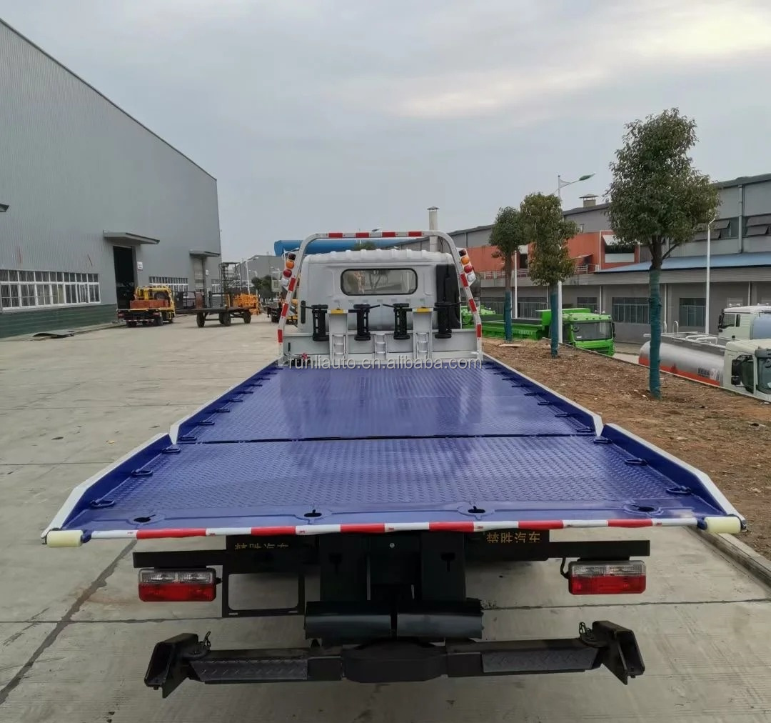 DFAC DongFeng Heavy Duty Tow Truck Wrecker Flat Bed Recovery Truck Tow Truck