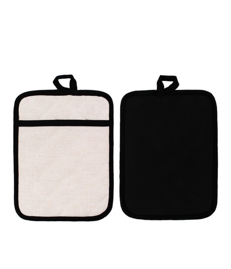 Custom Sublimation Kitchen Accessories Oven Mitt Pot Mat For Photos Printing