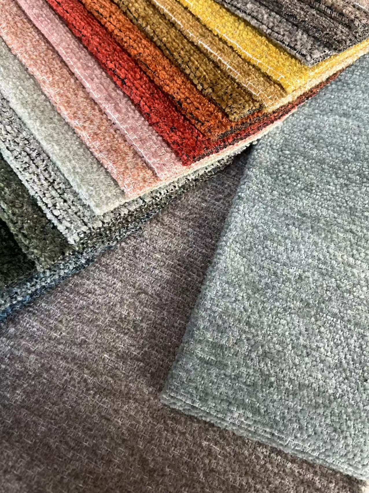 Yarn Dyed Velvet Sofa Fabric Long Lasting Wrinkle Resistant For Curtain