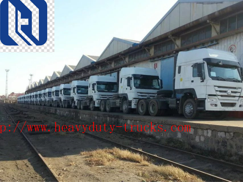 6x4 SINOTRUK HOWO Prime Mover Truck A7 ZZ4257N3241 New Cabin Type Tractor Truck