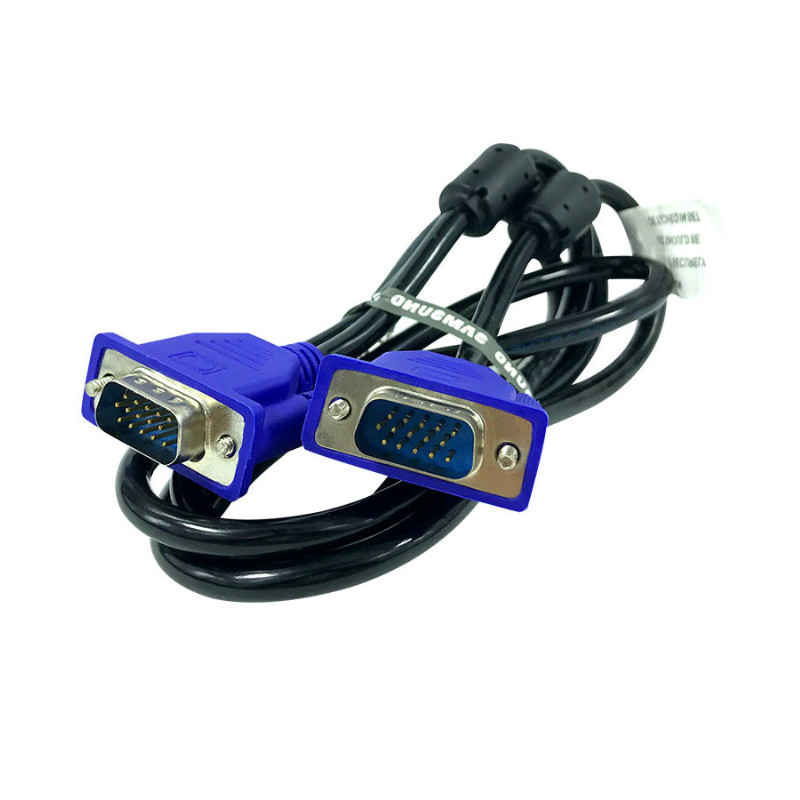 1.5m High Speed 4+5 15Pin Male To Male VGA Cable For PSP PC