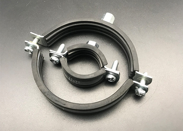 Electrical Zinc Rubber Line EPDM Pipe Clamps