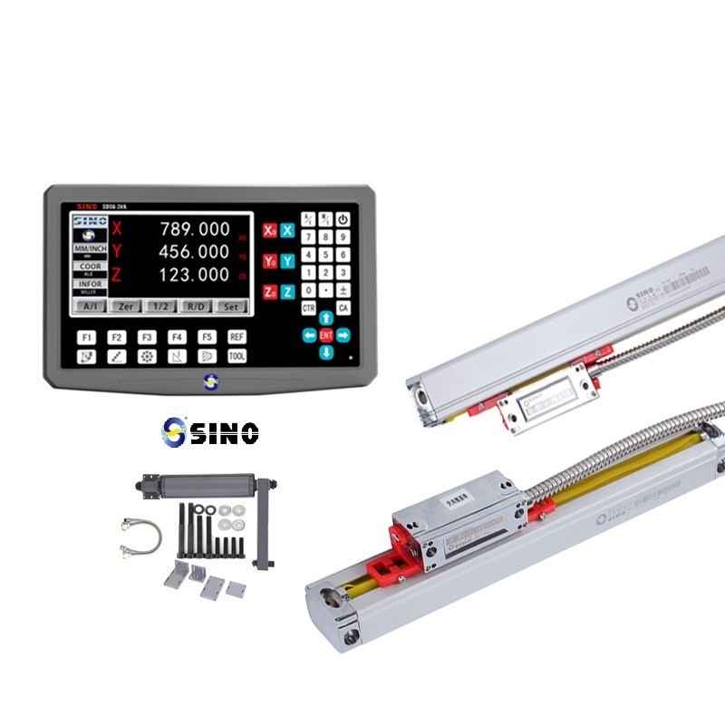 SINO 3 Axis SDS6-3 Digital Gauge Bandsaw With Linear Scale Grating Ruler For Milling Lathe Machine