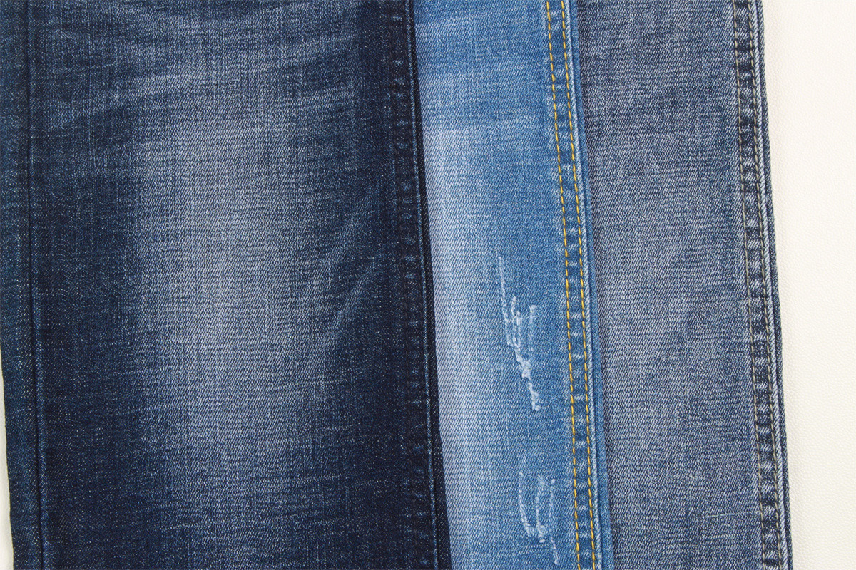 Desizing 10oz Crosshatch Jean Denim Fabric For Men Women