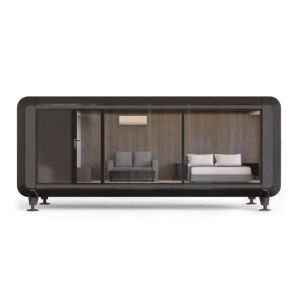  Composite Wood Floor Modular Prefab Tiny Homes Container Office for Portable Office Needs Manufactures