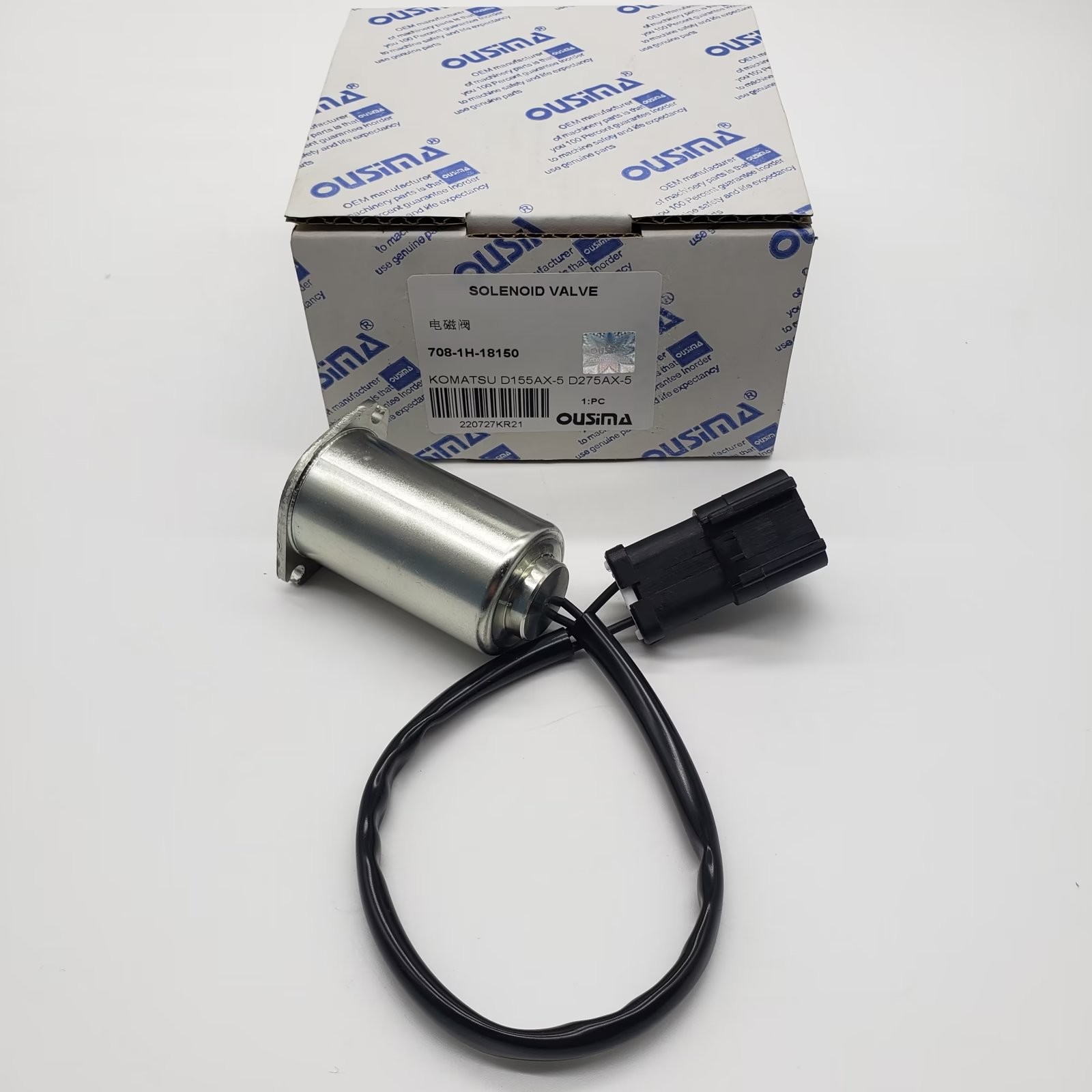 708-1H-18150 Excavator Solenoid Valve For Komatsu D155AX-5 D275AX-5