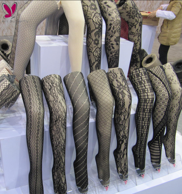 Colorful Jacquard L Women'S Tights And Stockings Slim Sexy Pantyhose Fashion Designs