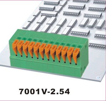 PA66 Brase Clamping Terminal Block Connector 7001V