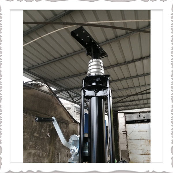 Aluminum 6063 Telescopic Mast Pole For Mobile Video Surveillance